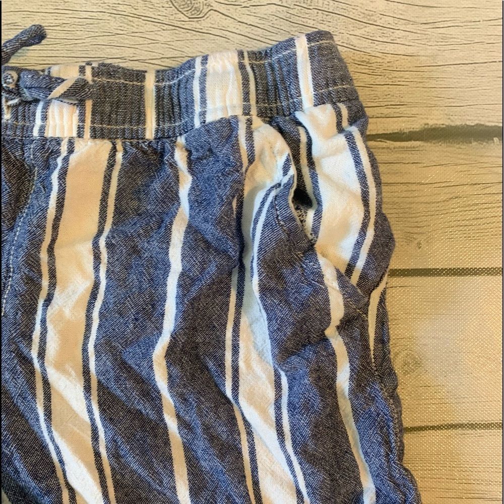 Girls Old Navy linen blend striped shorts-XXL - Picture 5 of 5
